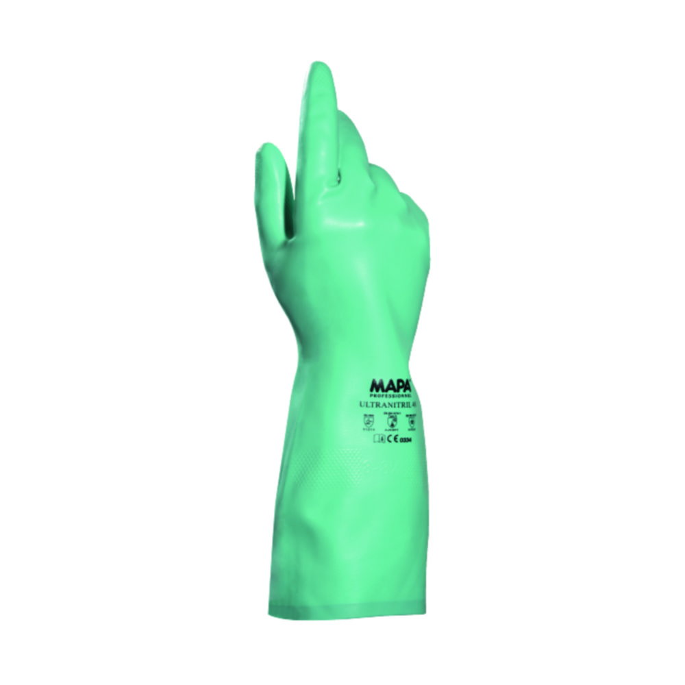 Guanti di protezione chimica Ultranitril 491, nitrile