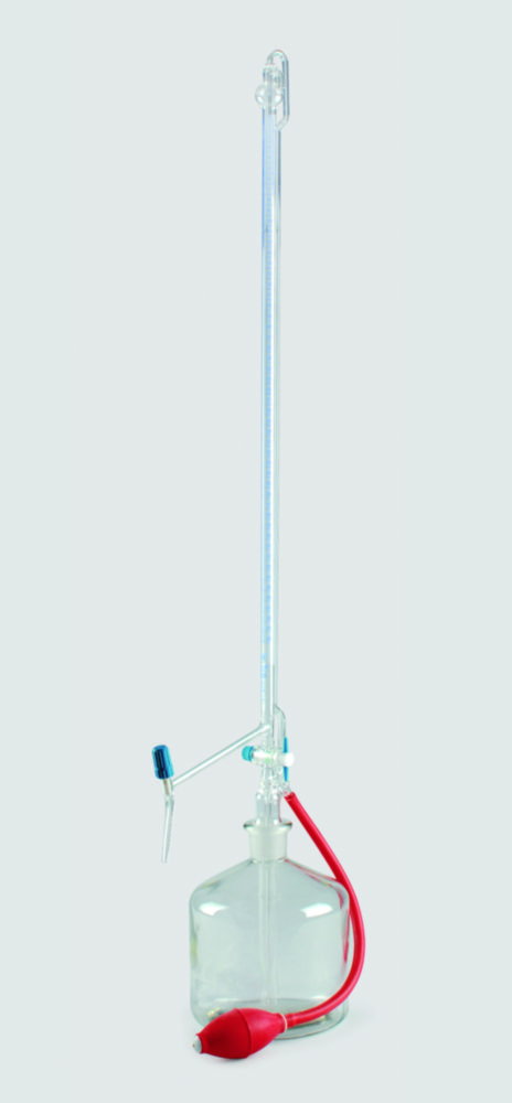 Automatic burettes, borosilicate glass 3.3, class AS