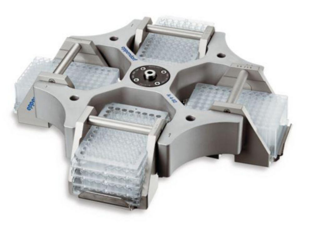 Rotore oscillante A-4-62 per centrifughe 5810/5810 R, incl. 4 portapiastre per microtitolazione