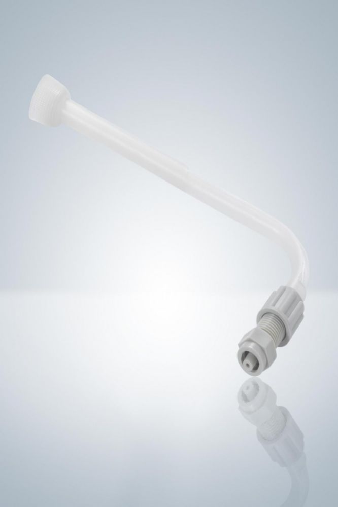 Unità tubo di scarico, connessione Luer-Lock, per dispensatori con tappo a bottiglia e burette digitali