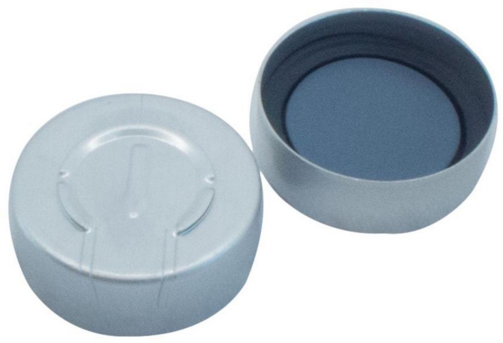 LLG- Tappi Crimp ND20 (Tappi Completi a Strappo), Alluminio, pronti assemblati