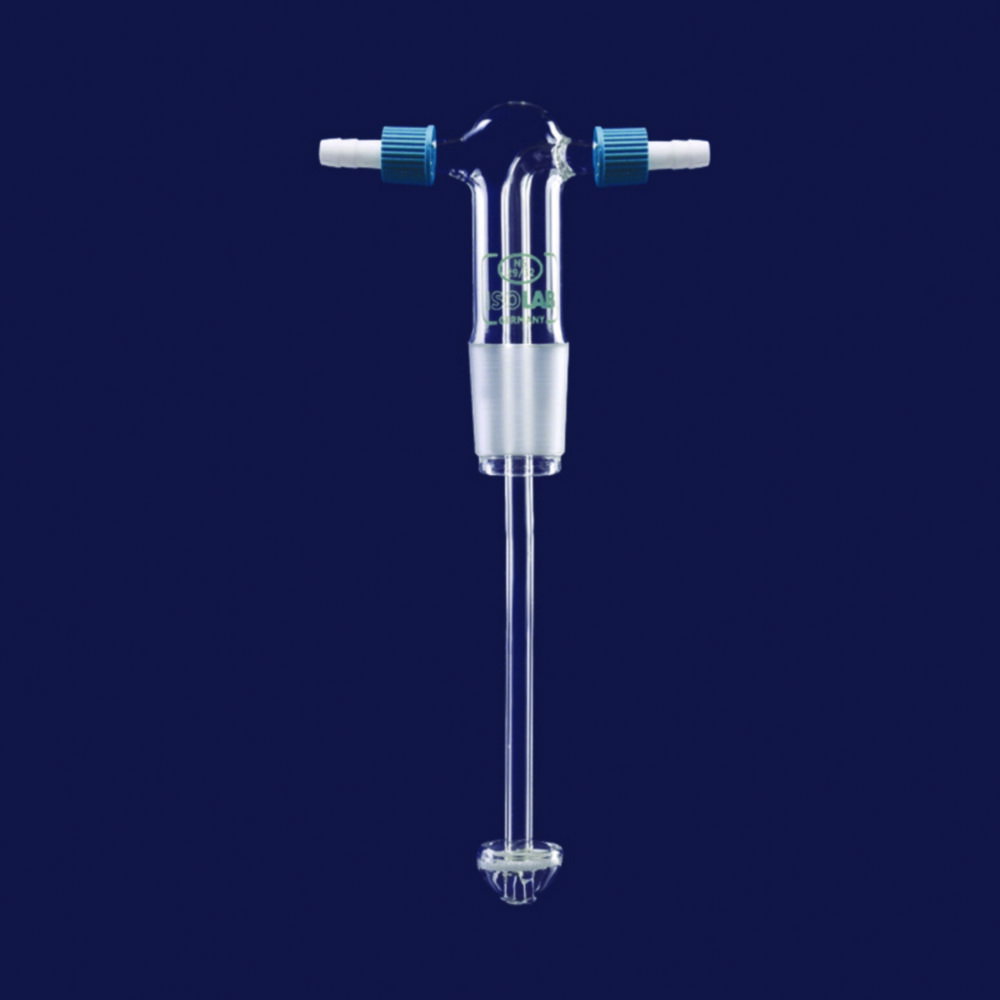 Gas washing bottle head, borosilicate glass 3.3