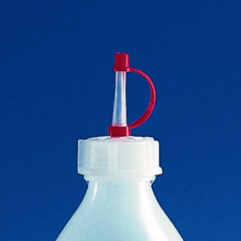 Caps with dropper nozzle, LDPE