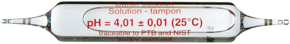 Soluzioni tampone pH in fiale, standard