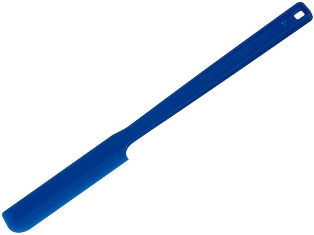 Disposable sampling spatula, PS, blue