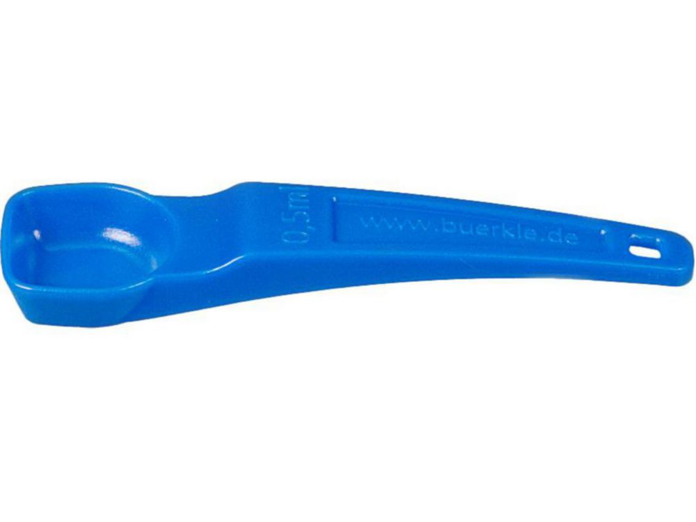 Disposable measuring spoons, PS, blue