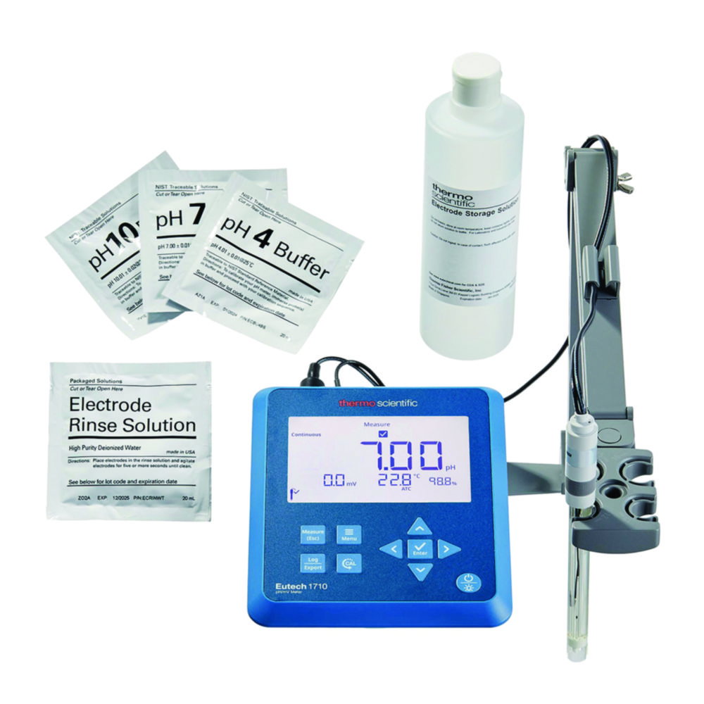 Misuratore di pH/mV Eutech™ PH 1710, kit standard