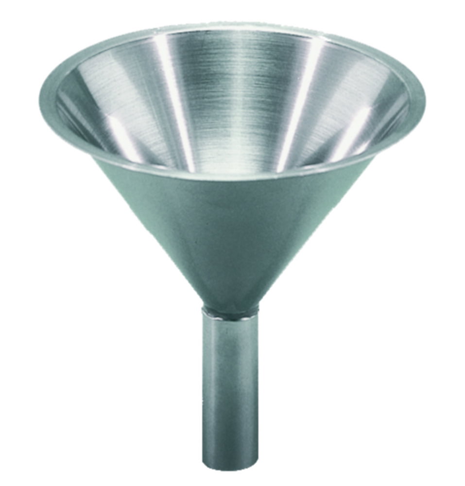 Imbuto speciale per polveri, acciaio inox 18/10