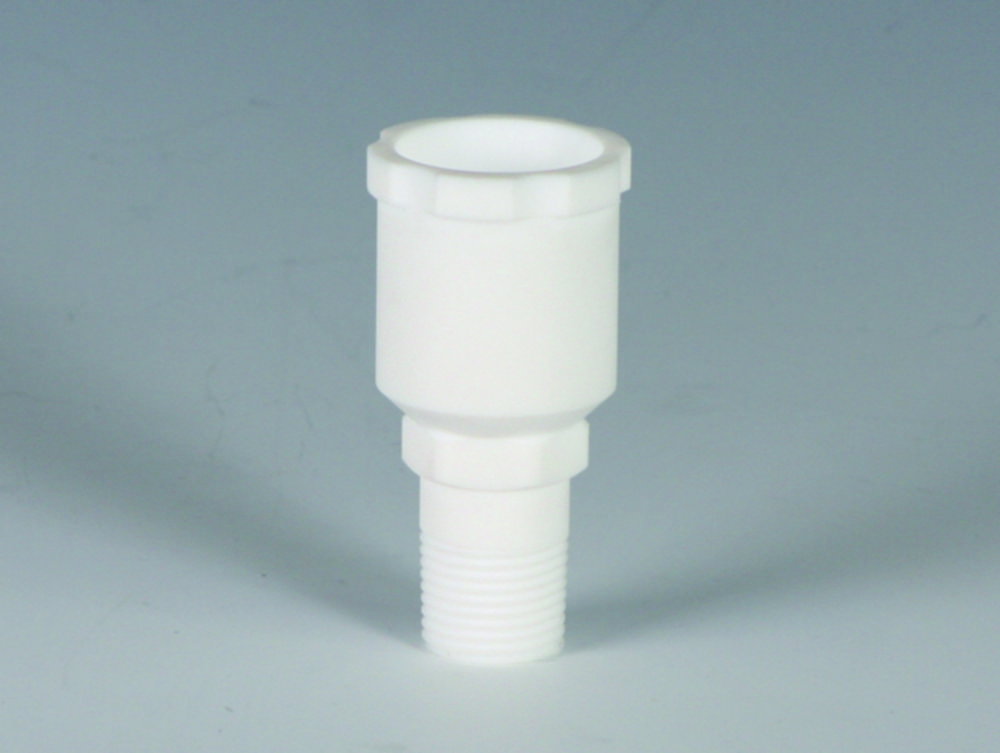 Connectors with ground joint, PTFE for Reactor lids