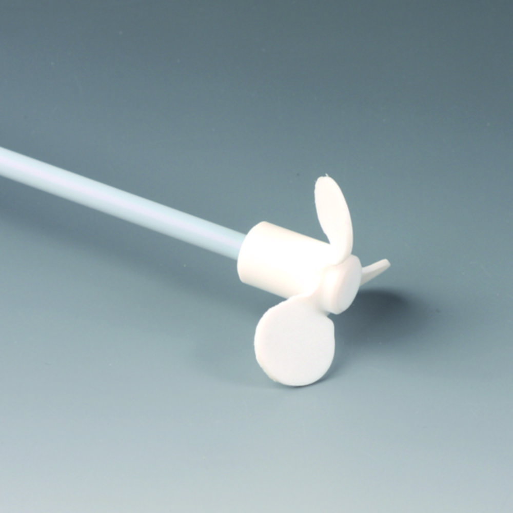 Asta di agitazione, 3-pale, PTFE, rotonde