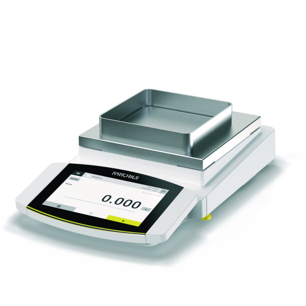 Bilance di precisione Cubis® II, con paravento in acciaio inossidabile