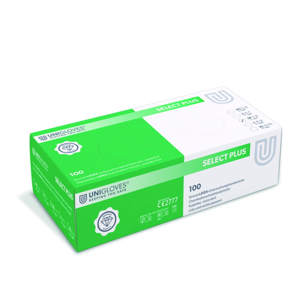 Disposable Gloves Select Plus, Latex