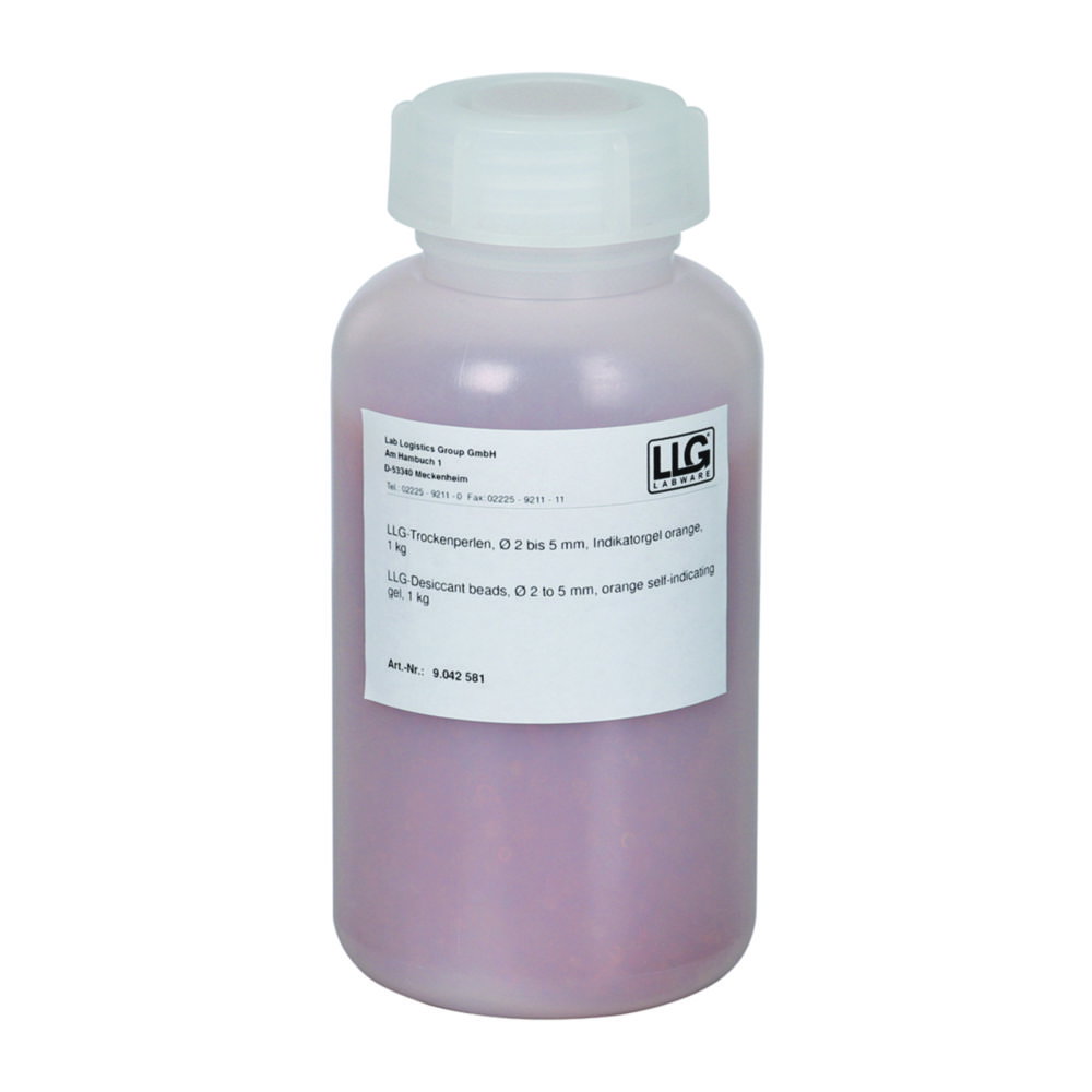 Agenti essiccanti LLG, gel di silice, autoindicanti