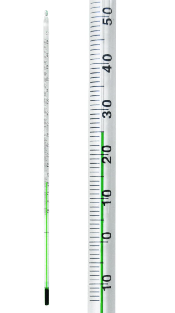 LLG- Termometri per uso generico, riempimento verde