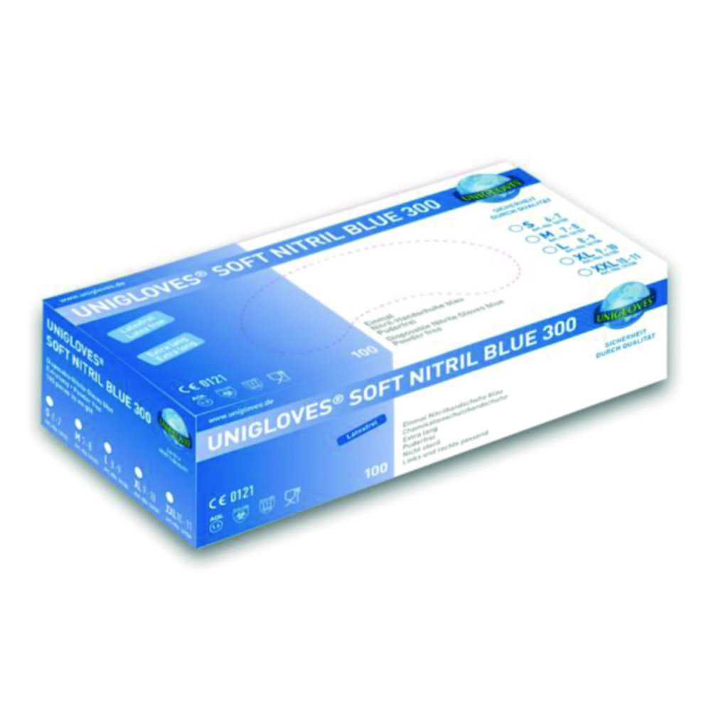 Guanti monouso Soft Nitril Blue 300, Nitrile