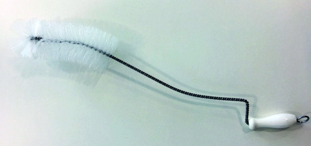 Bottle brushes, with crank handle, bleached bristles