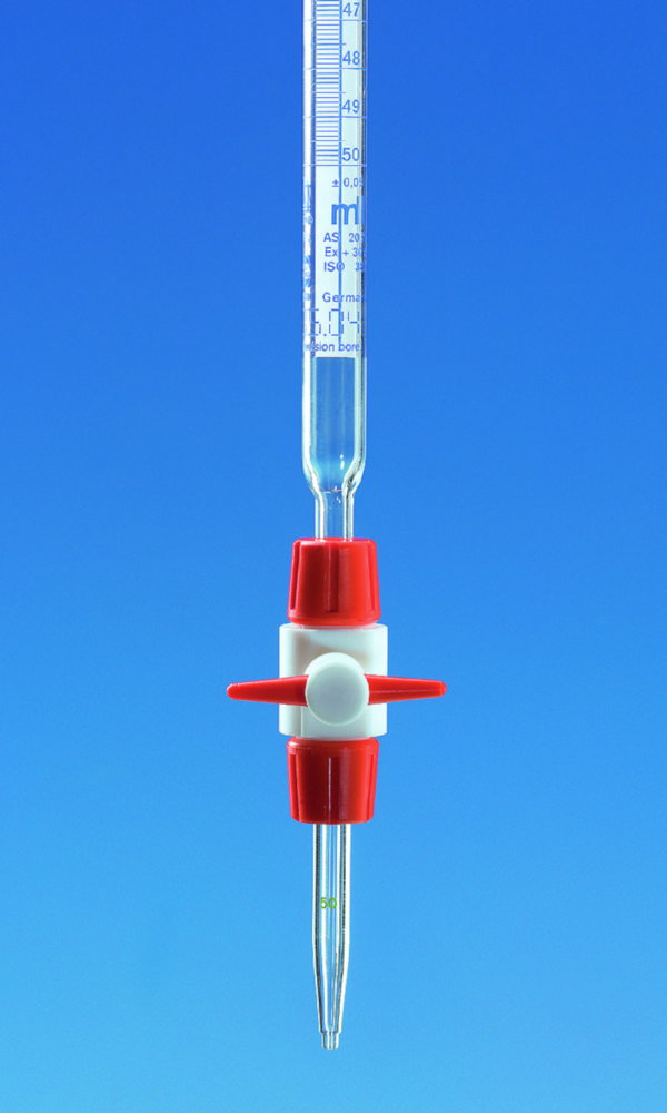 Burette compatte, Borosilicato 3.3, classe AS, marchio DE-M