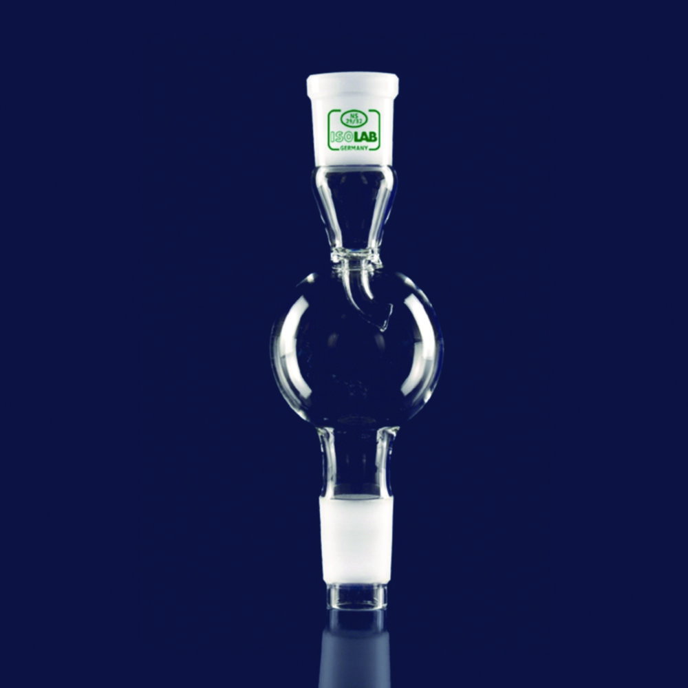 Splash head adapter, borosilicate glass 3.3, straight
