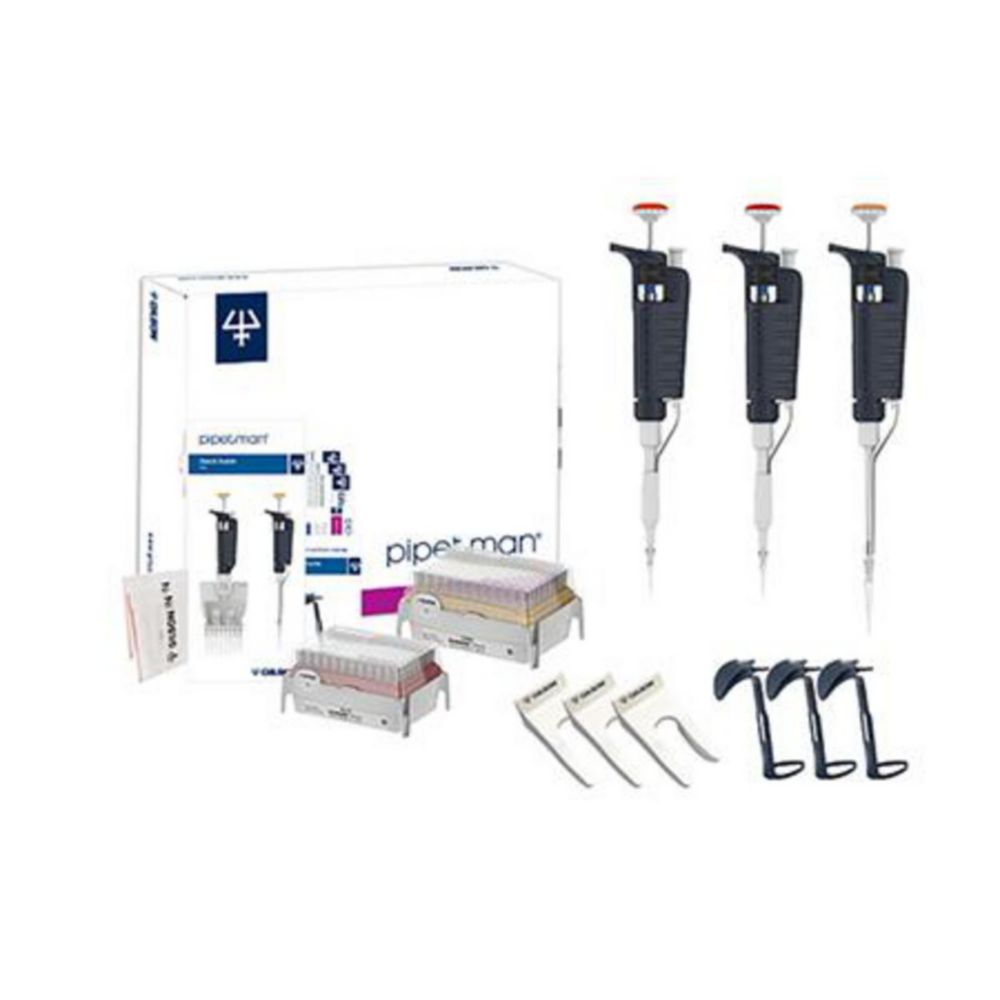 Micropipette a singolo canale, Pipetman®, volume variabile, starter kit