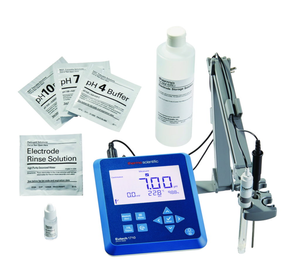 Misuratore di pH/mV Eutech™ PH 1710, kit di facile pulizia