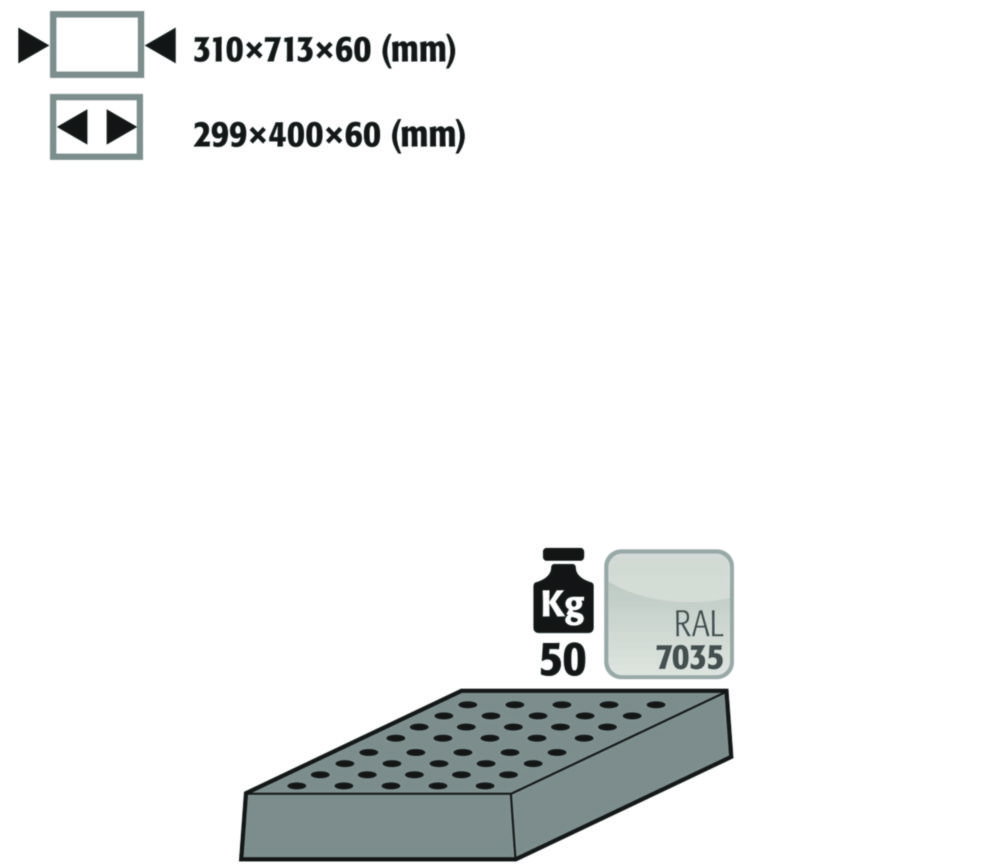 Accessories for Safety cabinets V-Move 90