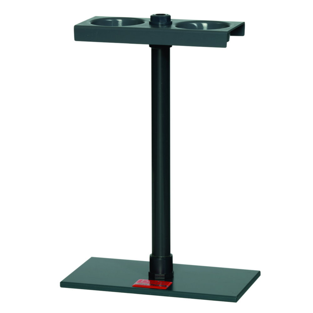 Accessory holders for sedimentation cones with stopcock, PVC