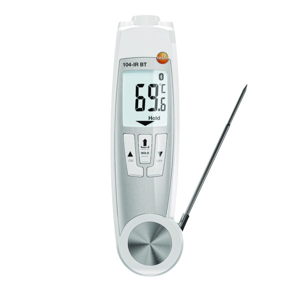 Termometro a penetrazione/infrarossi testo 104-IR BT