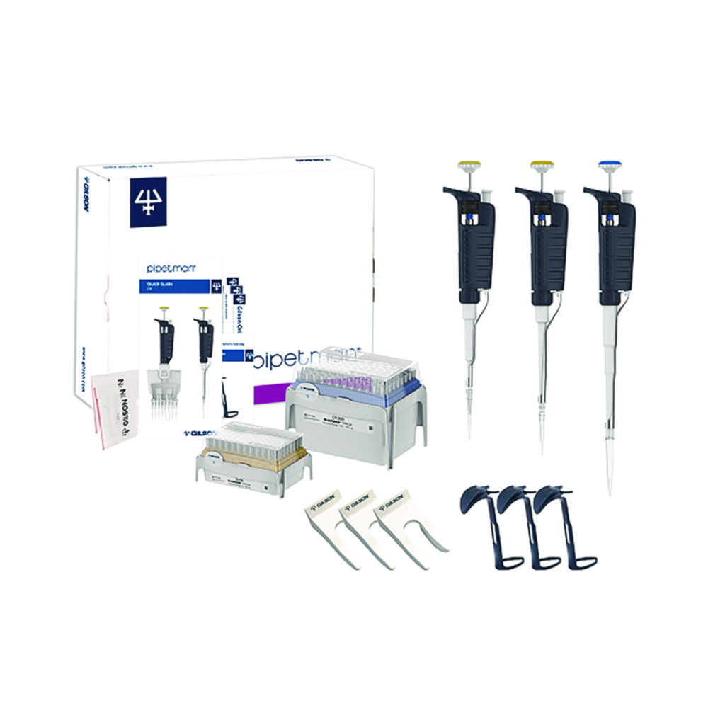 Micropipette a singolo canale, Pipetman®, volume variabile, starter kit