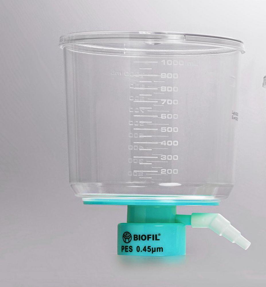 Bottle top filter, PS, sterile, PES membrane