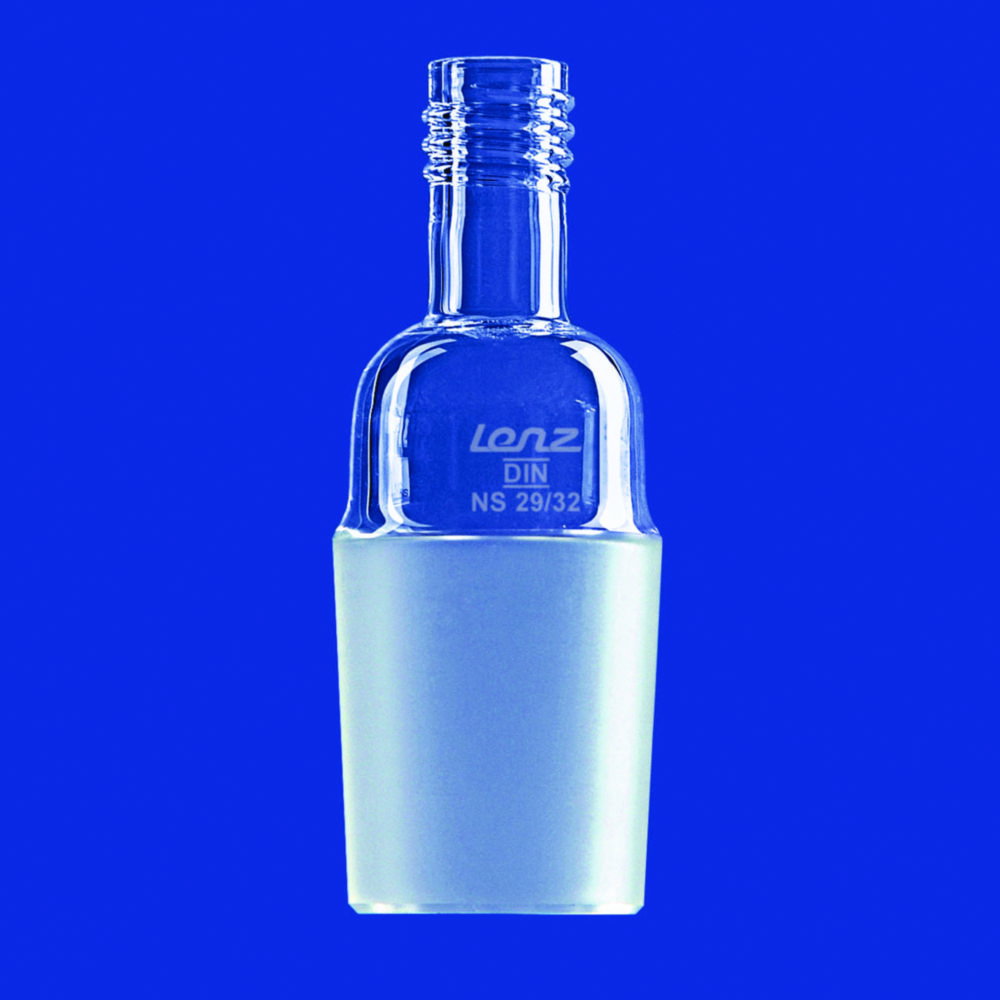 Threaded tube with NS core, DURAN® tubing