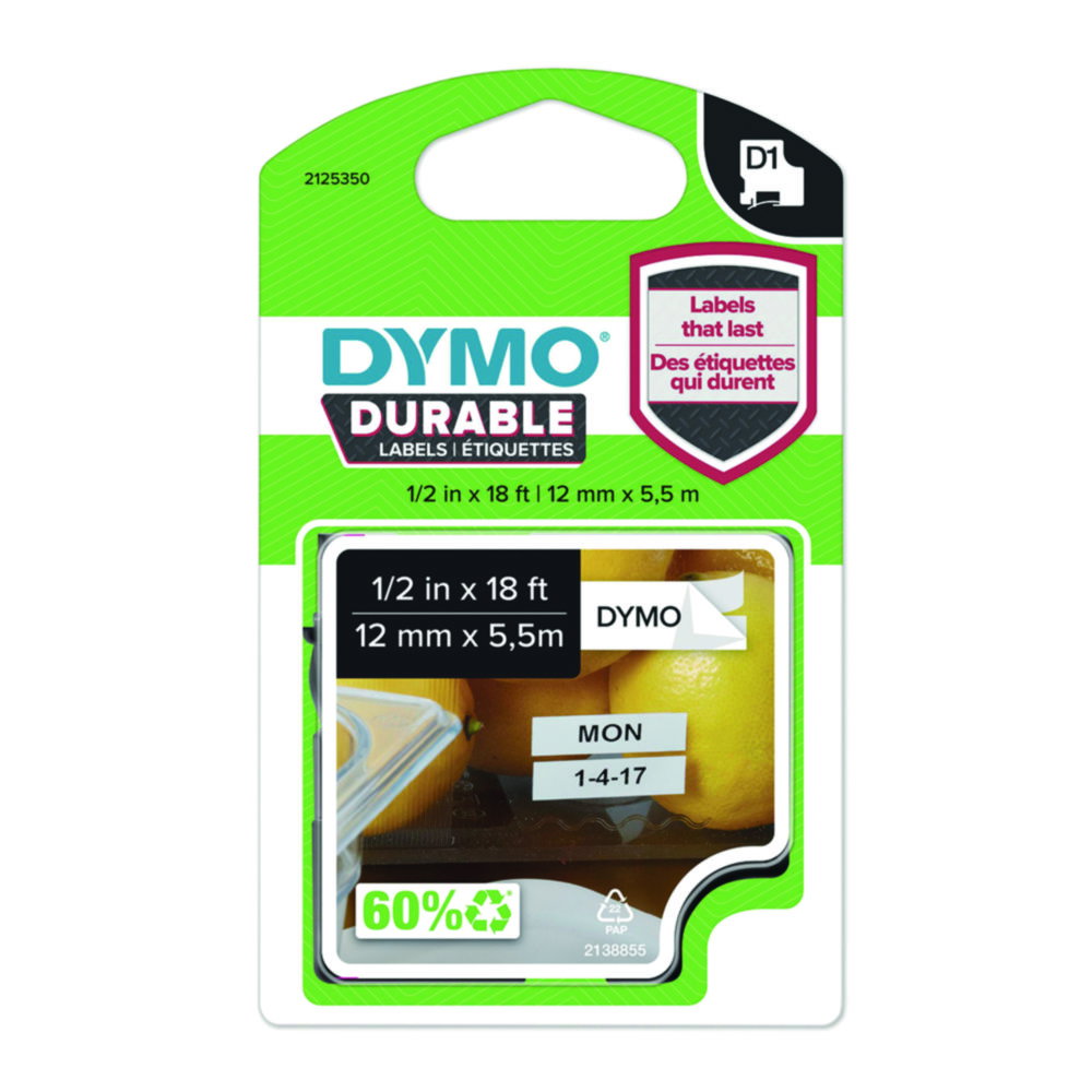 Nastri D1 per etichette ad alte prestazioni per stampanti di etichette DYMO®