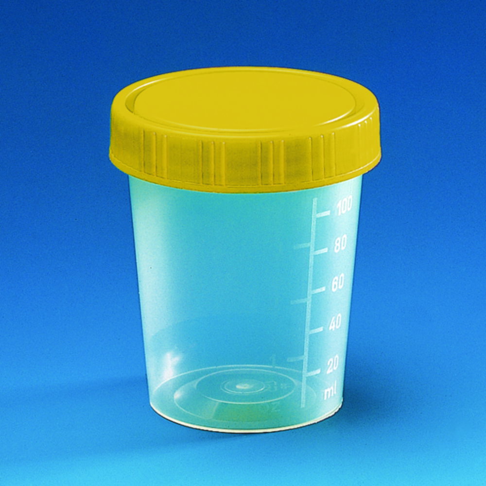 Beakers multiuso, PP, con tappo a vite, PE, sterili-y