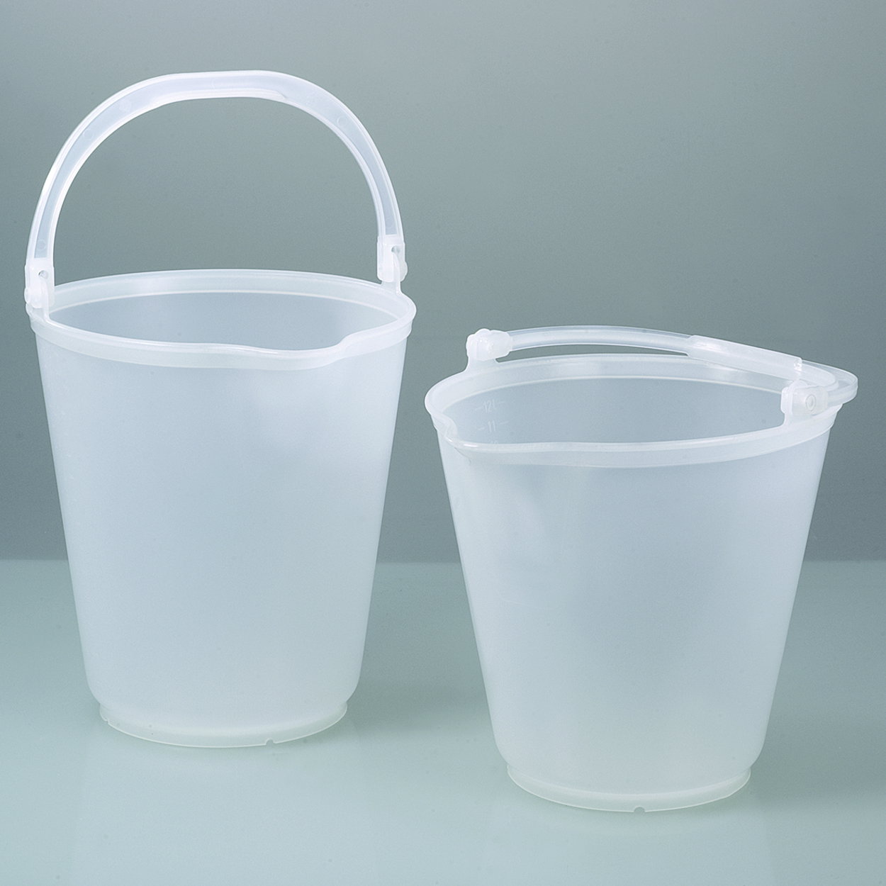 Bucket, PP, transparent