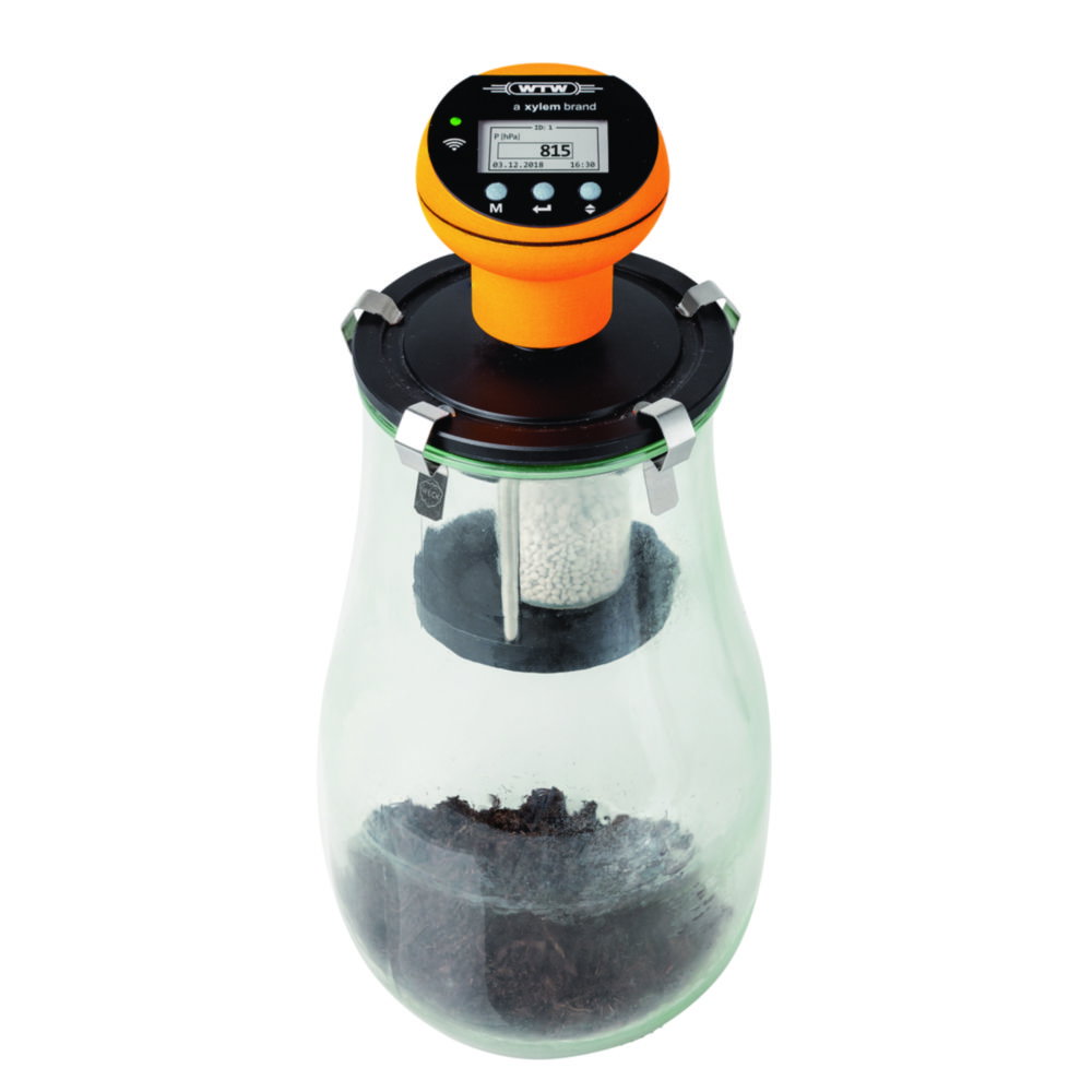 BOD Measuring system OxiTop®-IDS B6M-2.5 for determination of soil respiration