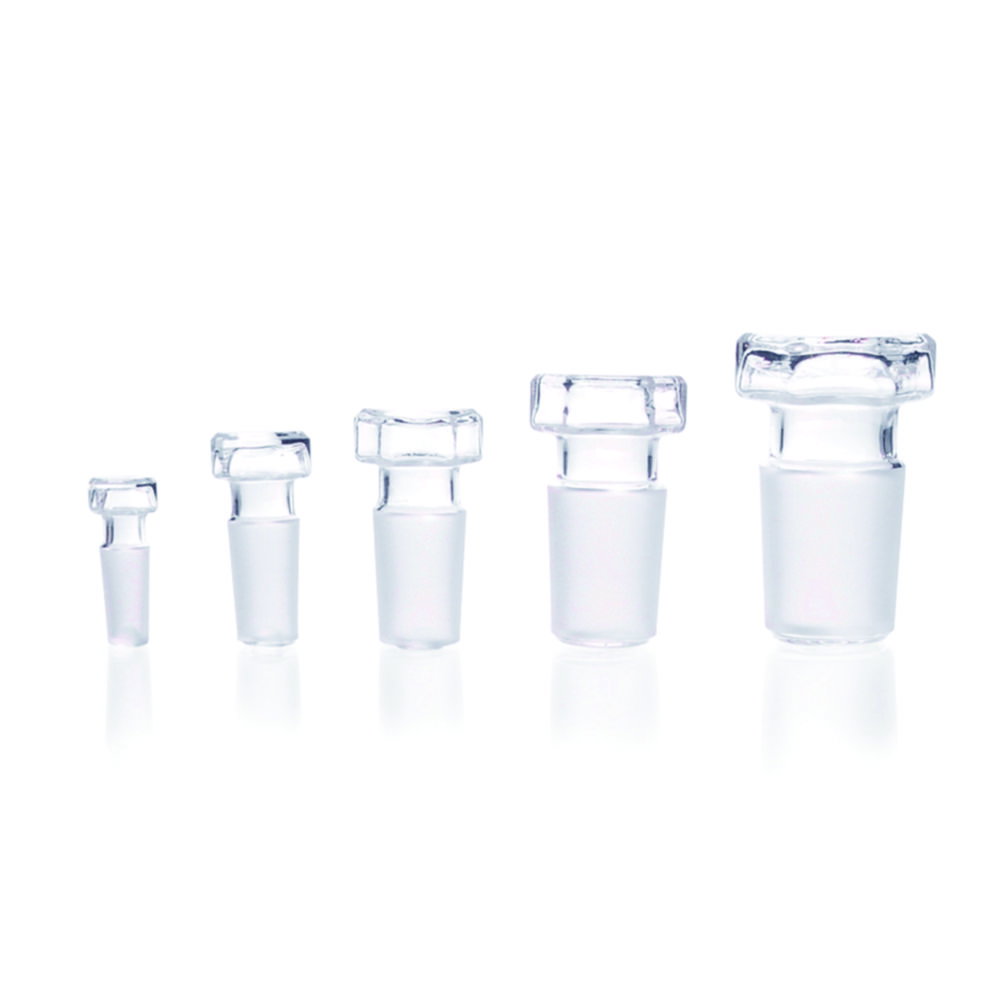 Hexagonal hollow stopper DURAN®, flat