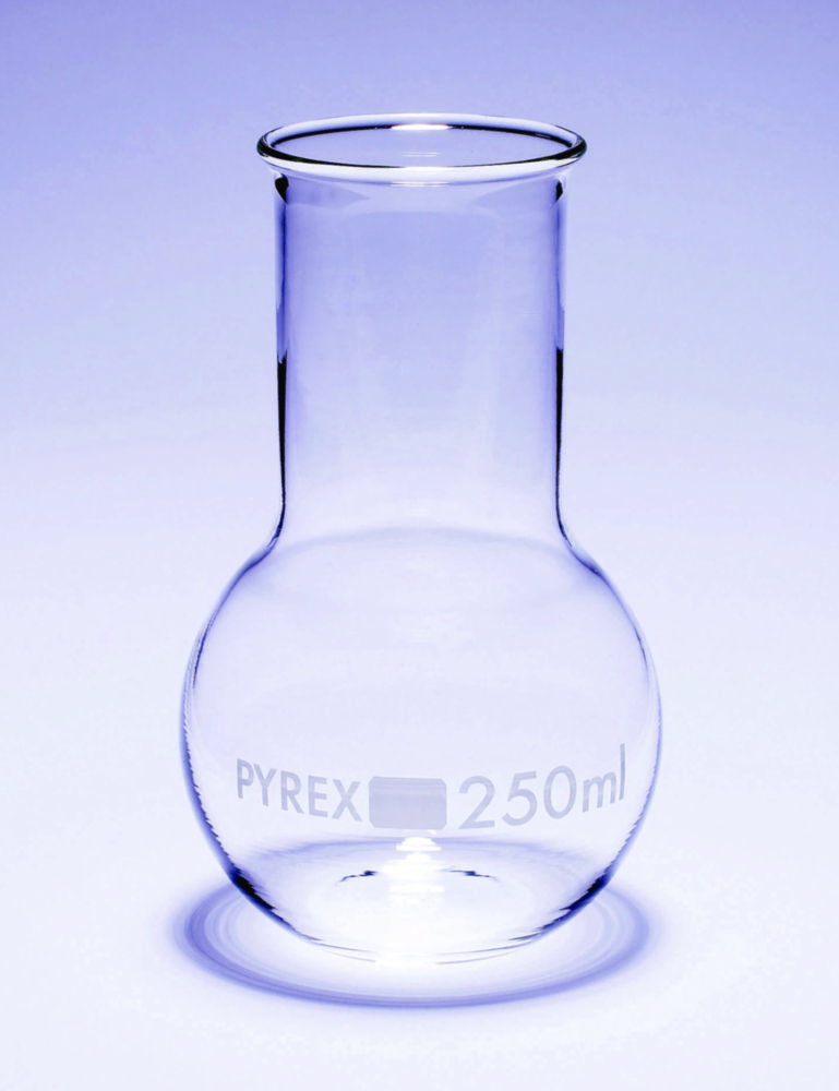 Palloni, per ebollizione, fondo piatto, collo largo, Pyrex®