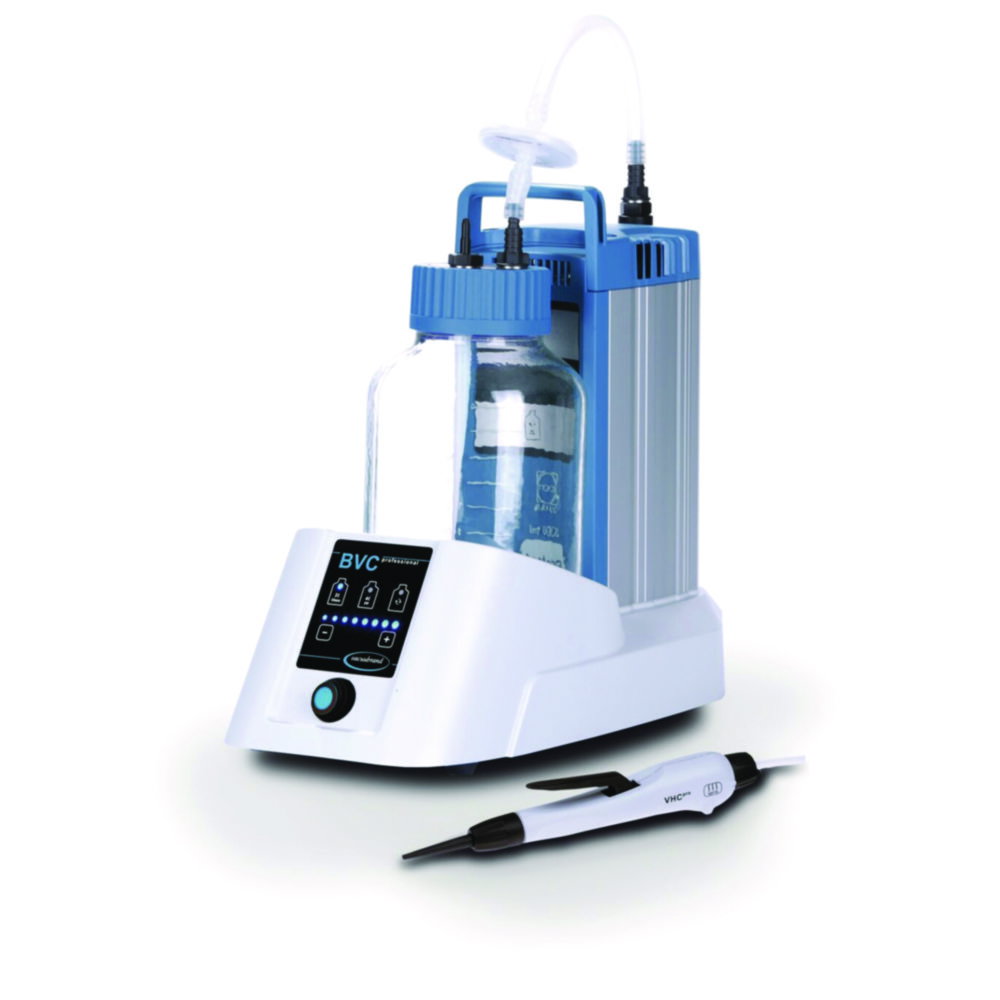 Fluid aspiration systems BioChem-VacuuCenter BVC professional G, glass bottle