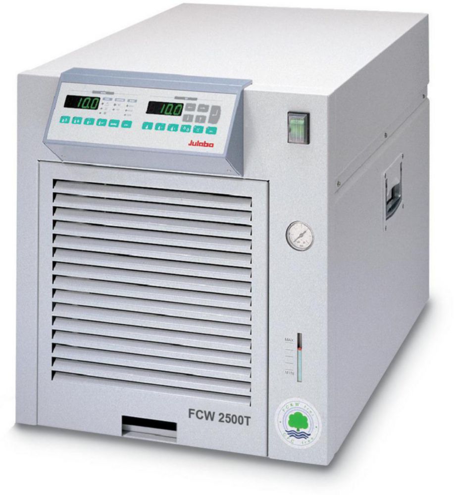 Recirculating cooler FCW-T, water-cooled, with Pt100 and analogue connection