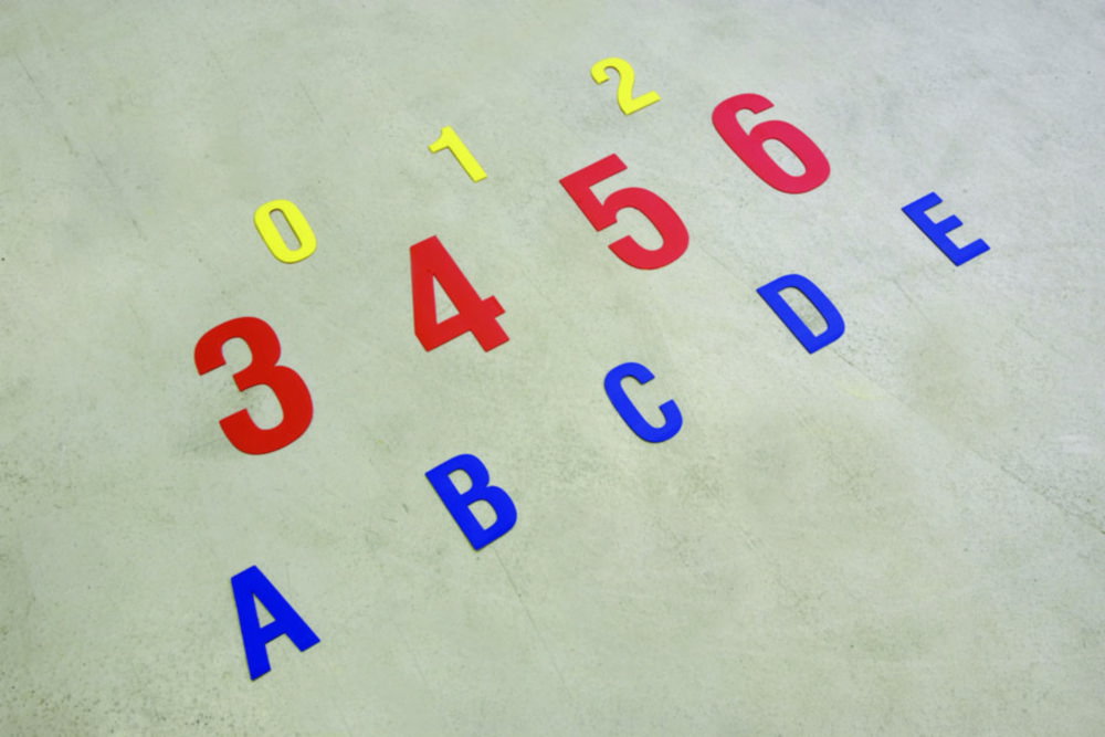 Floor markings DuraStripe® Xtreme, Letters