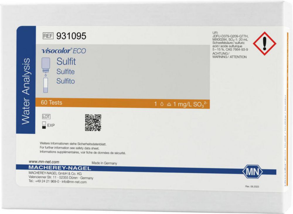 Test Kits, VISOCOLOR®ECO per analisi acque