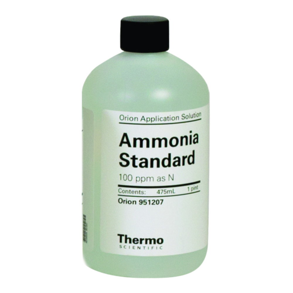 Calibration standards for ammonia ISE electrodes