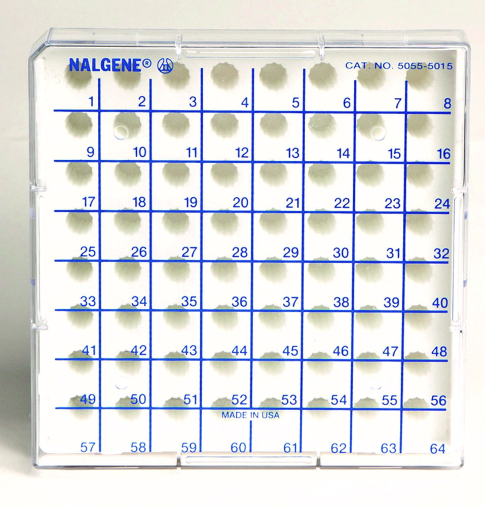 Scatole per la conservazione delle provette per microcentrifuga Nalgene™, tipo 5055, PC