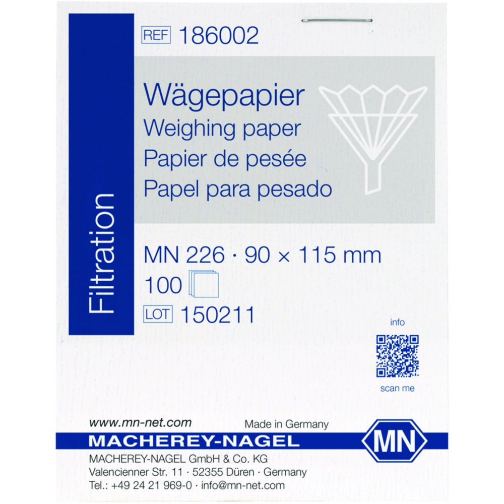 Carta per pesate MN 226