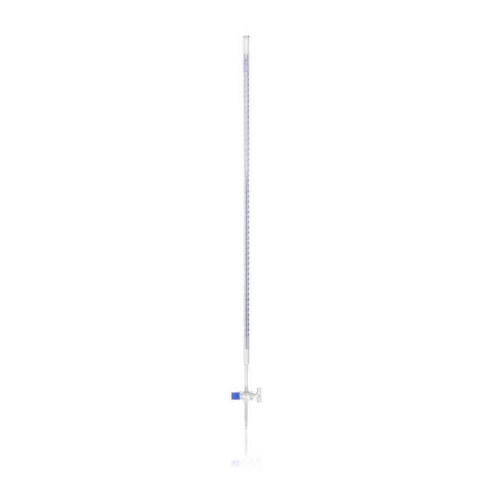 Burette with straight standard ground stopcock, DURAN®, class AS, with glass key