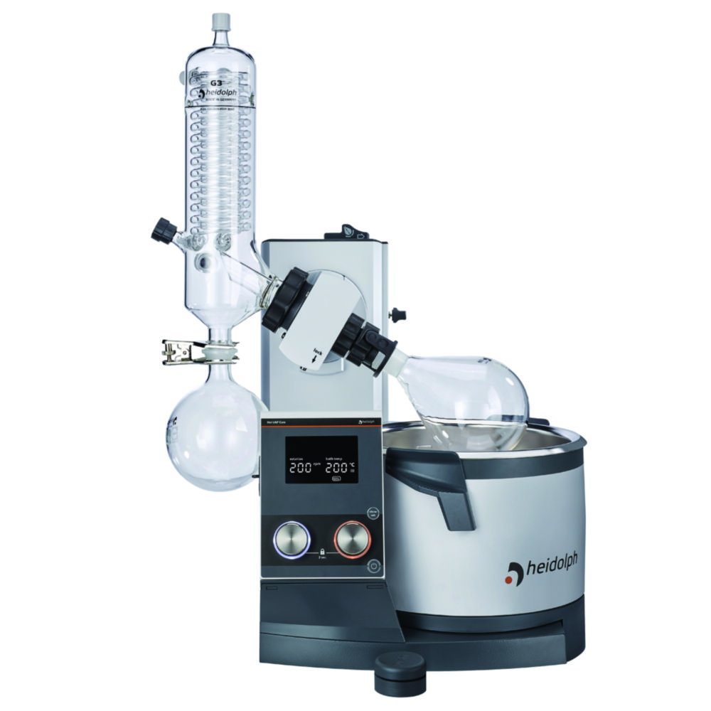Evaporatori Rotanti Hei-Vap Core, con sollevatore manuale, condensatore verticale