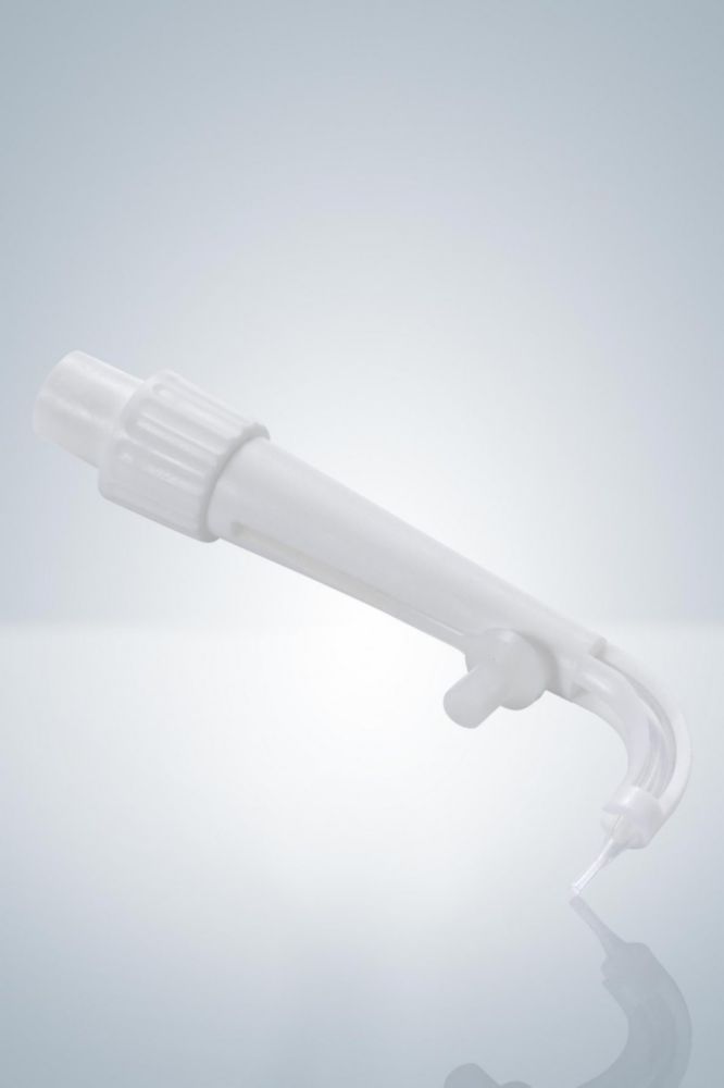 Unità di scarico della titolazione per dispensatori a bottiglia e burette digitali