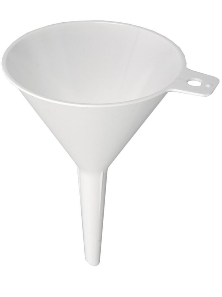 Disposable funnels, PS, white