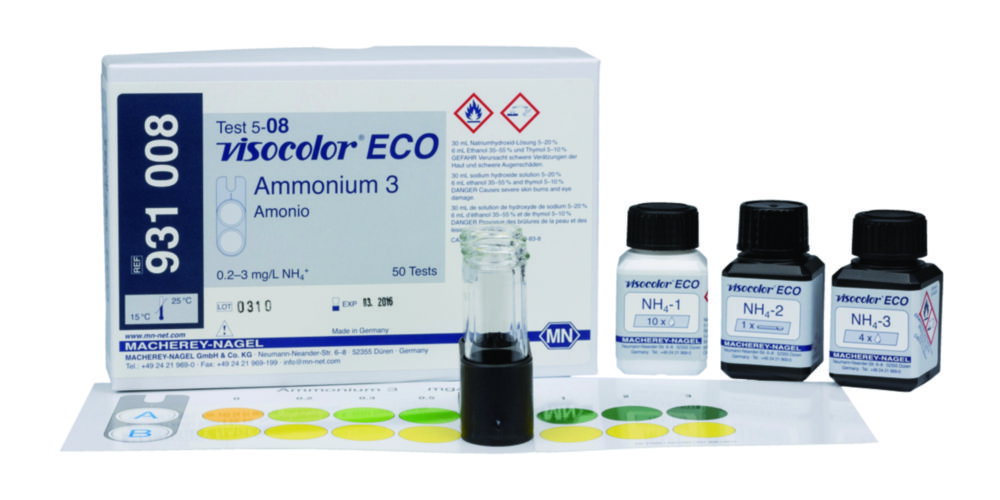 Test Kits, VISOCOLOR®ECO per analisi acque