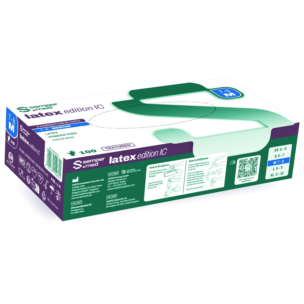 Disposable Gloves Sempermed® Edition IC, Latex