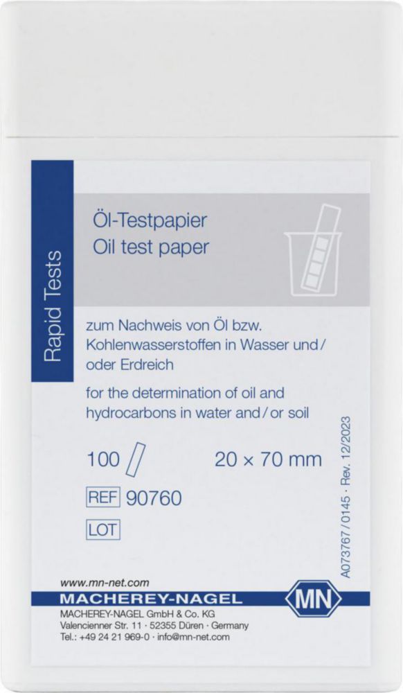 Oil test paper